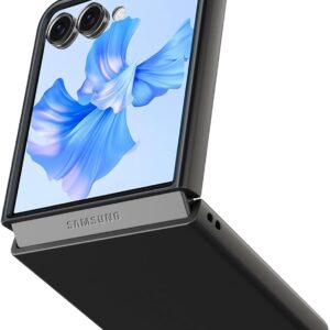 TechTrendz Slim Fit Case for Samsung Galaxy Z Flip 7, Ultra Thin Matte PC with Non-Slip Grip Full Protection Protective Cover for Samsung Galaxy Z Flip7 5G 2025 -Black